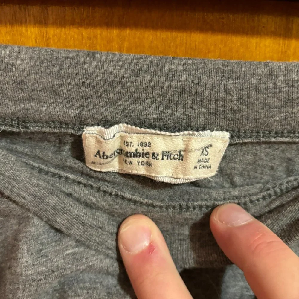 Ambercrombie & Fitch cotton‎ gray skirt XS